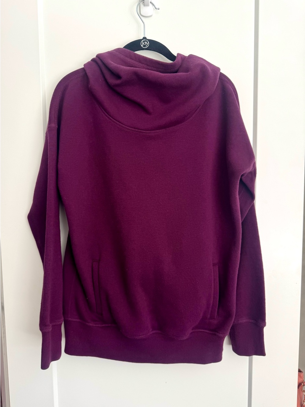 Plum Hooded Women's Sweater